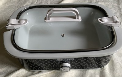 AMBIANO Slow Cooker Casserole Size 3 Temperature Settings EUC 3.5 Quart
