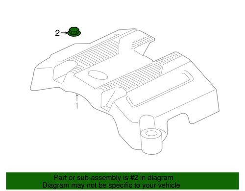 Genuine Ford Engine Cover Nut W520201-S450B - Picture 5 of 5
