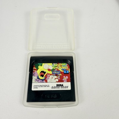Krusty ́s Fun House Sega Game Gear Spiel nur Cartridge getestet Retro Gaming