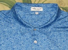 PETER MILLAR Summer Comfort Heritage Polo In Guitar Print XXL