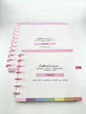 Crafter's Companion Template Library Violet Recipe Cards Making Book Lot Paper