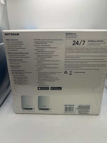 NETGEAR Orbi Whole Home Tri-band Mesh WiFi 6 System (RBK752) – Router, - Bild 4 von 5