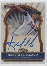 2011 Topps Finest Refractor Rookie Auto 487/499 Randall Delgado #62 Auto 0qi4