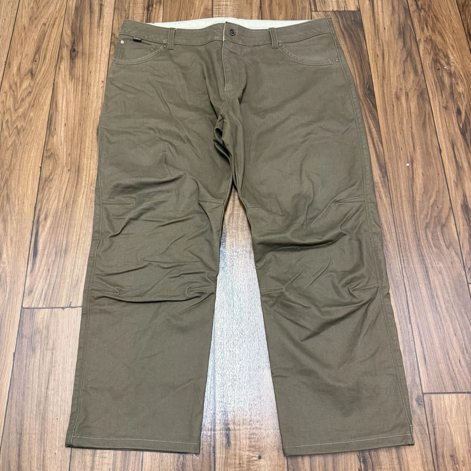 KUHL Pants Mens 42x28.5 Brown Rydr Vintage Patina Dye Outdoor Hiking Pant Hemmed