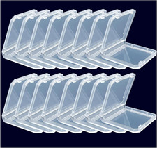 16PCS Transparent Game Cartridge Case Clear Game Card Box Protective Single Cart