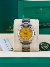 Rolex Oyster Perpectual 31mm Yellow Index Oyster Bracelet 2022 Full 277200