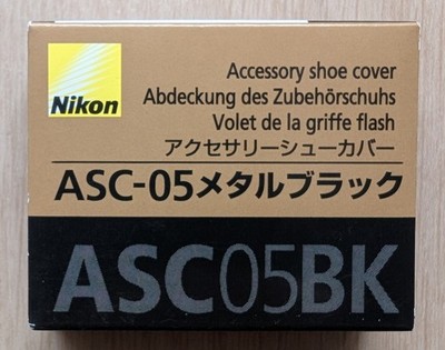 OFFICIAL Nikon Accessory Shoe Cover ASC-05 Metal Black / AIRMAIL with TRACKING