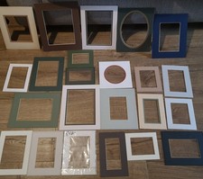 Picture Mounts Bundle Job Lot Mixed Colours  and Sizes 23