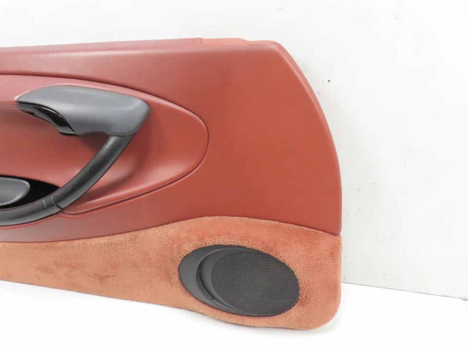 Panel de puerta Porsche Boxster 986 #1315 97, cuero rojo, izquierdo Foto 2 de 4