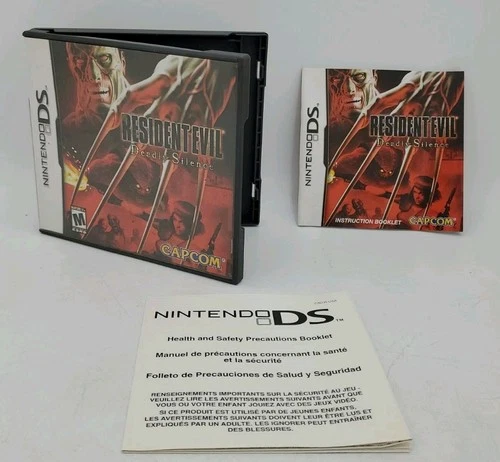 Resident Evil Deadly Silence Nintendo DS Original Case Manual Only No Game - product listing photo