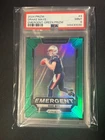 2024 Panini Prizm - Drake Maye Emergent Green Prizm #4 PSA 9
