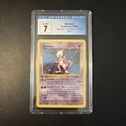 Pokemon Mewtwo Base Set Shadowless 1st Edition Holo Rare #10 CGC 7 Near Mint