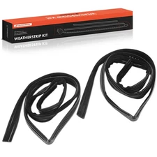 A-Premium 2Pcs Front Door Window Glass Run Channel for Chevy Blazer C10 Pickup