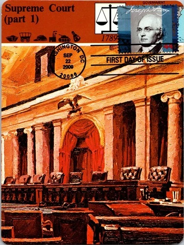 Dr Jim Stamps Maximum Card Joseph Story 44C Fdc