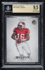 2012 SP Authentic Russell Wilson #87 BGS 9.5 GEM MINT 8e3