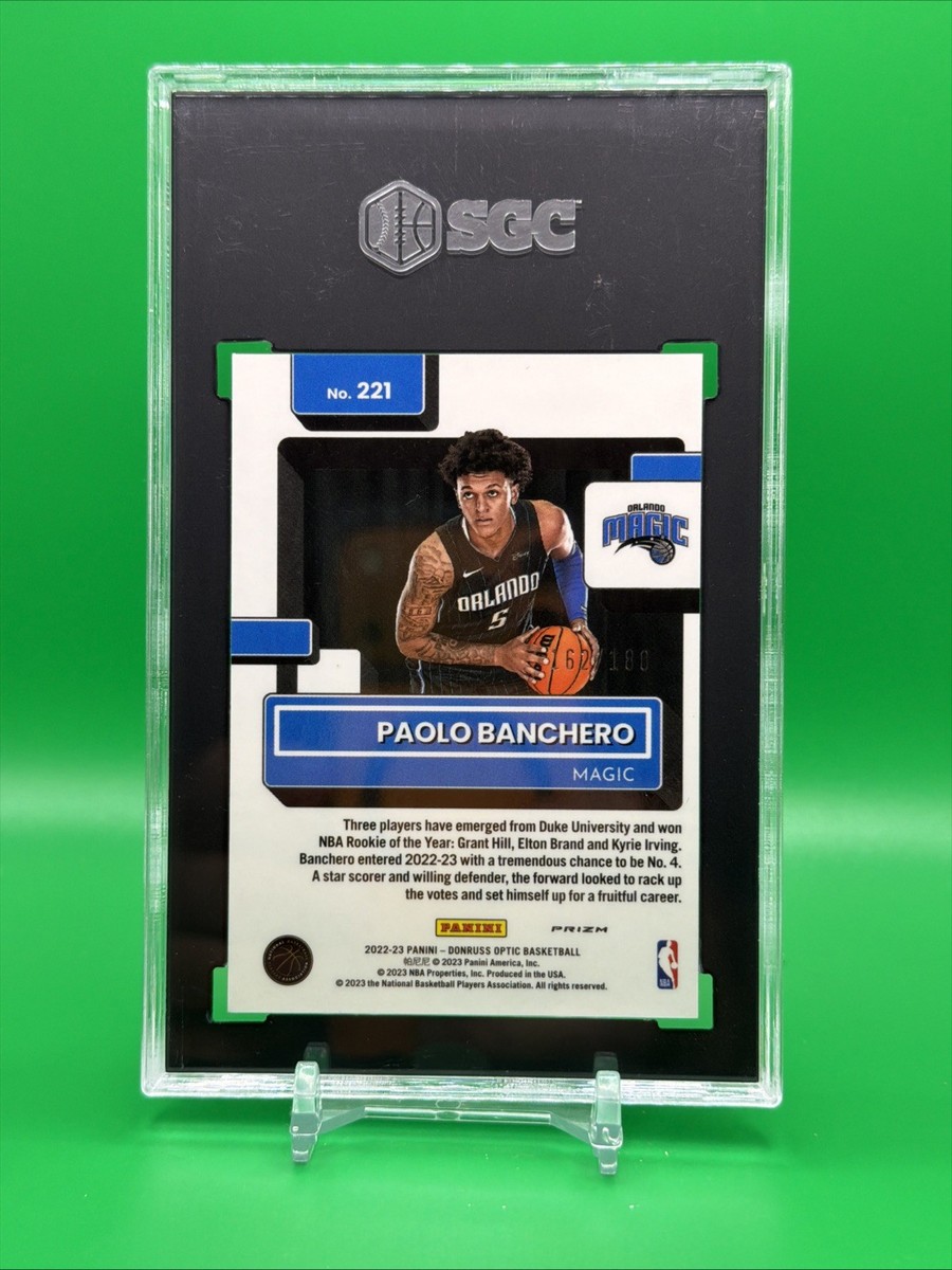 2022-23 Panini Donruss Optic - Rated Rookie Paolo Banchero #221