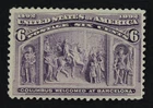 CKStamps: US Stamps Collection Scott#235 6c Columbian Mint VLH OG