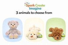 NWT: Spark Create Imagine Animal Plush, Choose from Dog, Bear or Puppy