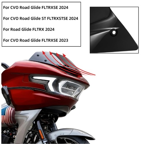 Clear 4.5inch Windshield ABS For Harley Road Glide CVO/SE FLTRXSE FLTRX 23-Later - Picture 5 of 14