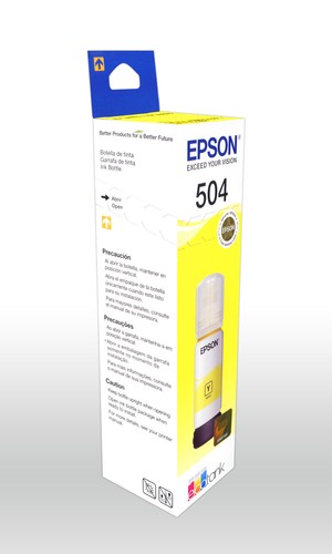 Epson 504 Genuine Ecotank Ink Black Cyan Magenta Yellow - Picture 8 of 9