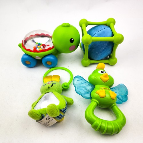 Baby Activity Teething Toys Mixed lot Infantino & Fisher Price Poppity Turtle