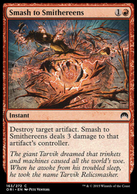 MTG Magic the Gathering Smash to Smithereens (163/308) Magic Origins LP