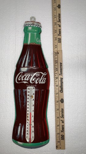 antique donasco Coca-Cola bottle thermometer 17 inch - Picture 2 of 10