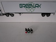 ALLEN-BRADLEY 800E-A2L 1 BLACK,1 RED, 1 GREEN PUSH BUTTONS - LOT OF 3 - USED