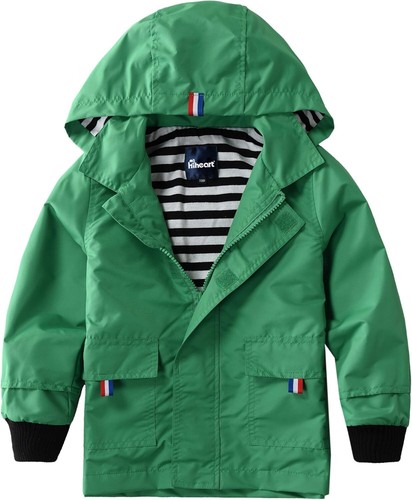 Durable Kids Rain Jacket with Cotton Lining - Comfort and Style for All Seasons - Picture 3 of 8