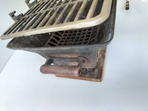 Vintage Hibachi Genuine Vintage Japanese Cast Iron Coal Hibachi Grill Cooker -AF - Bild 5 von 12
