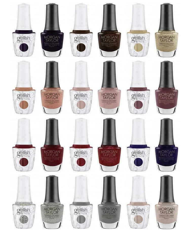 Harmony Gelish Matching Duo Gel/ Morgan Taylor Lacquer- Pick Color