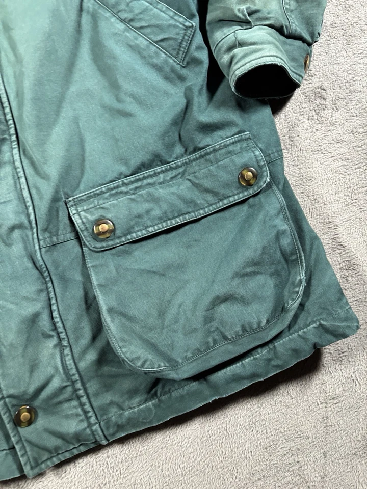 Abrigo de granero vintage B. Moss para mujer grande verde chaqueta para tareas al aire libre envejecido Foto 2 de 4