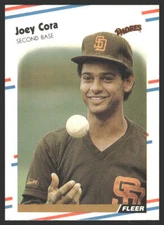 Joey Cora #580 1988 Fleer San Diego PadresRC Rookie