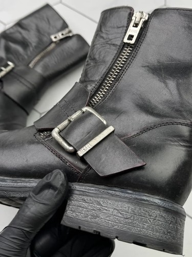 Diesel Botas de Cuero Vintage Con Cremallera Para Mujer Talla US 7 - Imagen 6 de 15