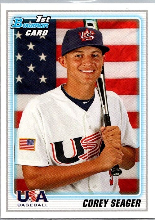 2010 Bowman Draft Picks & Prospects Corey Seager 1st Prospect USA #bdpp108