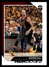 2018 Hoops George Hill #112 Cleveland Cavaliers Basketball Card