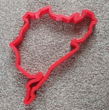 Nurburgring Circuit Replica Track Art Freestanding Wall Mounted Race Track 3D