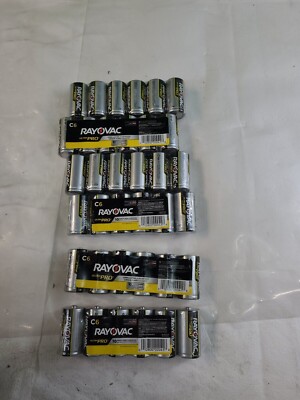 Rayovac Ultra Pro AL-C Shrink Wrapped 6 pack-1.5 VDC-Lot of 6 packs-EXP FEB 2029