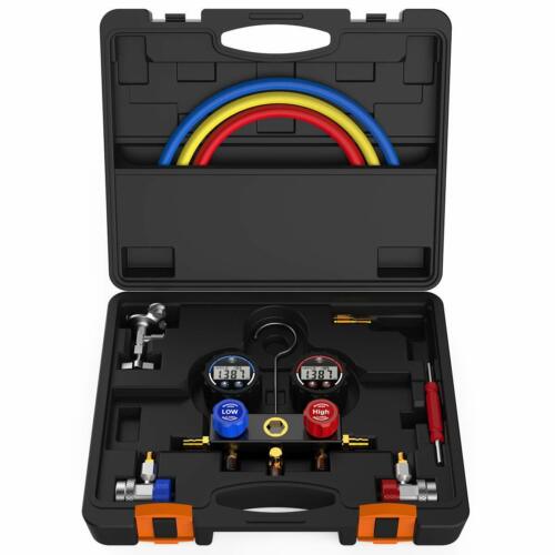 Elitech Leak Detector IR-200+Charging Scale 330LBS LMC-310A+Manifold Gauge DMG-1 - Picture 10 of 10