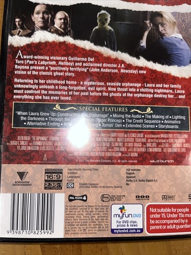 The Orphanage - Guillermo Del Toro (DVD) Australia Region 4 - Picture 4 of 7