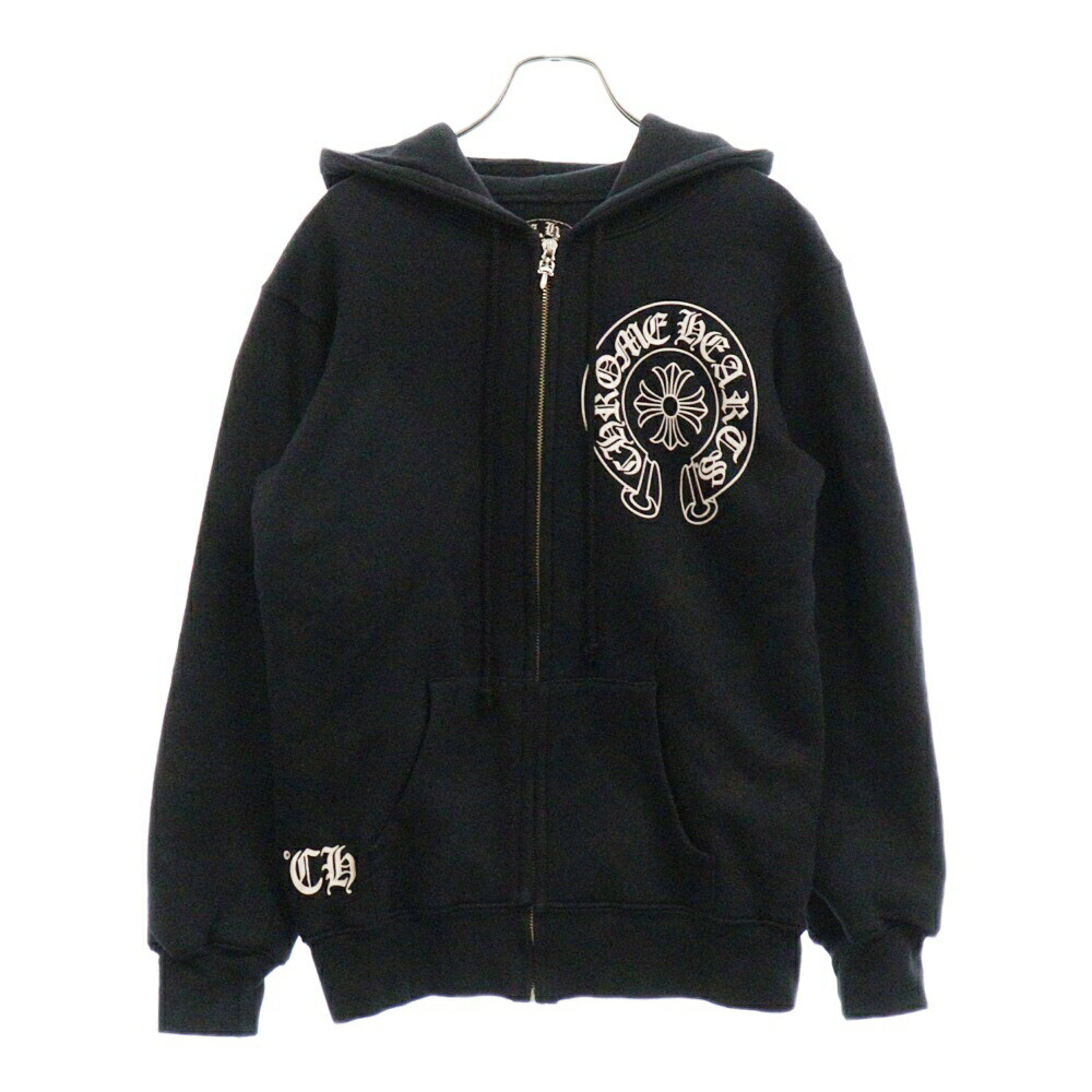 CHH Chrome Heart Hoodie CH Crow Hot Diamond Hand Button Casual Hooded Sweater