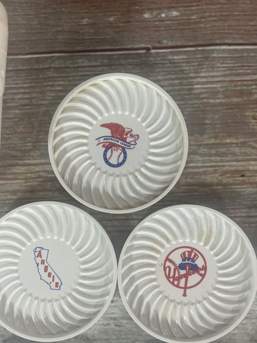 VTG Ritepoint Crock of Coasters American League MLB Teams USA Plastic Angels - Picture 12 of 12