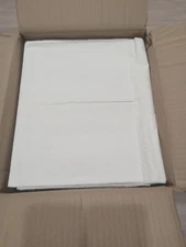 White Medical Patient Drape Sheets, 40" x 48", 2-Ply Tissue - Case of 100- USA