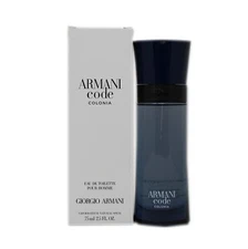 ARMANI CODE COLONIA EAU DE TOILETTE NATURAL SPRAY 75 ML/2.5 FL.OZ. (T) RARE