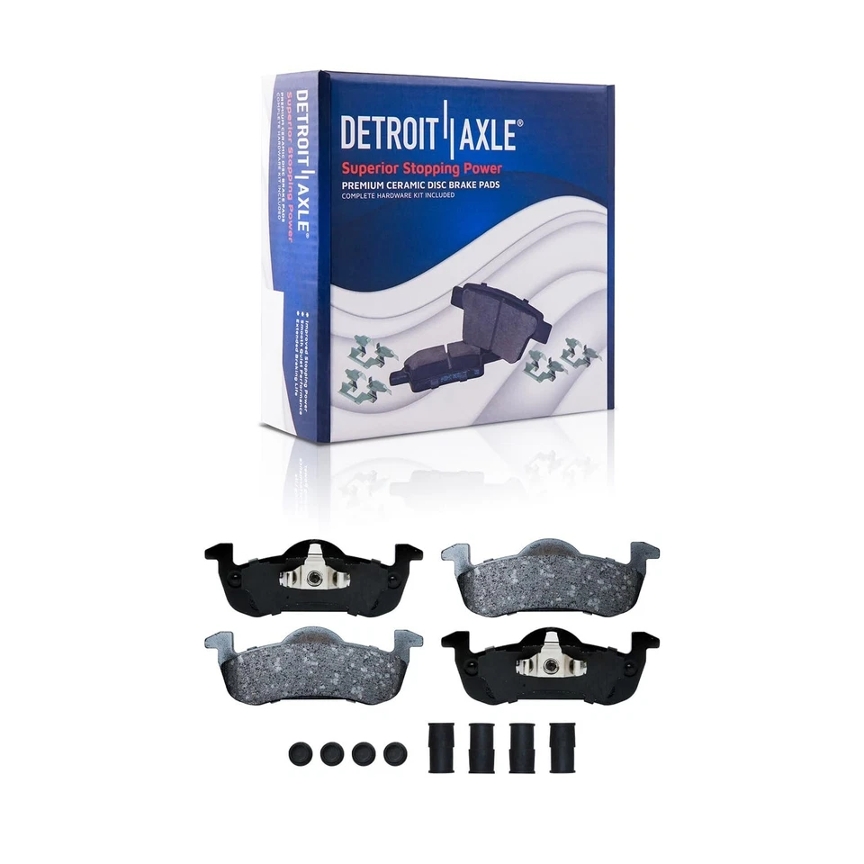 Rear Disc Rotors Brake Pads for 2007 - 2017 Ford Expedition Lincoln Navigator - Image 4 of 4