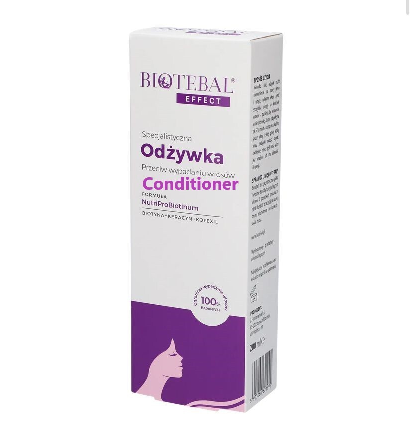 Biotebal Effect, specialized conditioner against hair loss, 200 ml