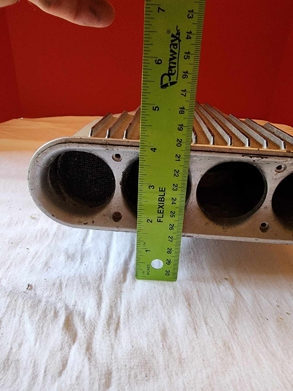 Cal Custom Hilborn Style Finned Aluminum Vintage Air Scoop eBay