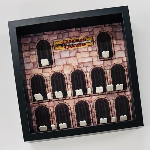 Display frame case for Lego ® Dungeons and Dragons 71047 minifigures 27cm - Picture 22 of 24