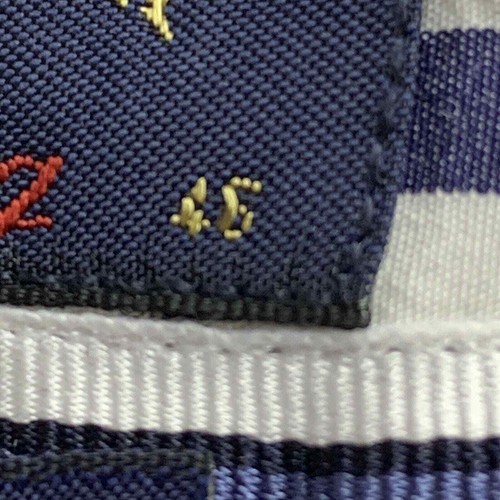 Paul & Shark Yachting Club Men's Size 46 Gingham Plaid Blue Tan L/S Button Down - Picture 9 of 10