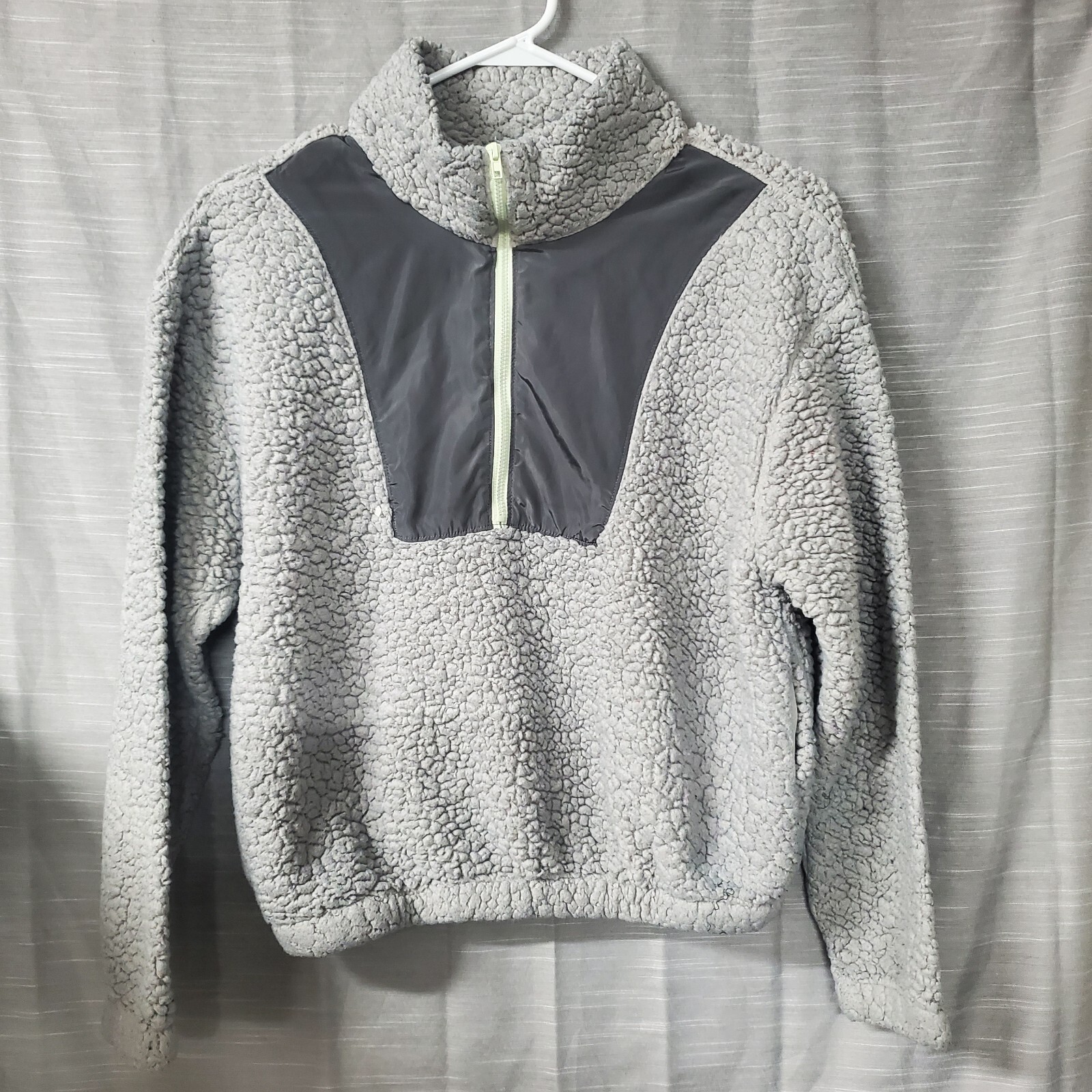 Wild Fable Women's Half Zip Sherpa Fuzzy Fleece Jacket Size Xs
